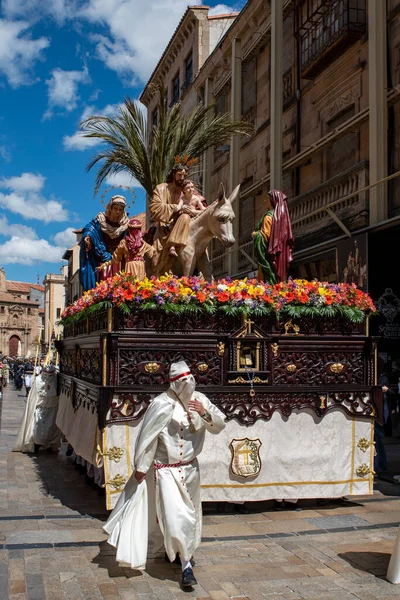 Holy Week Procession Borriquita Palm Sunday Salamanca Spain — Stock Photo, Image