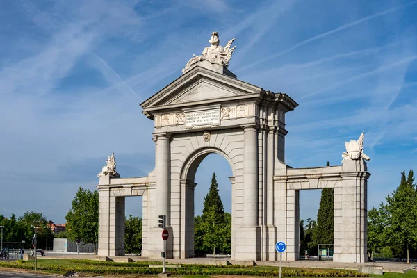 Eines Der Historischen Tore Madrids Die Puerta San Vincente Tor — Stockfoto