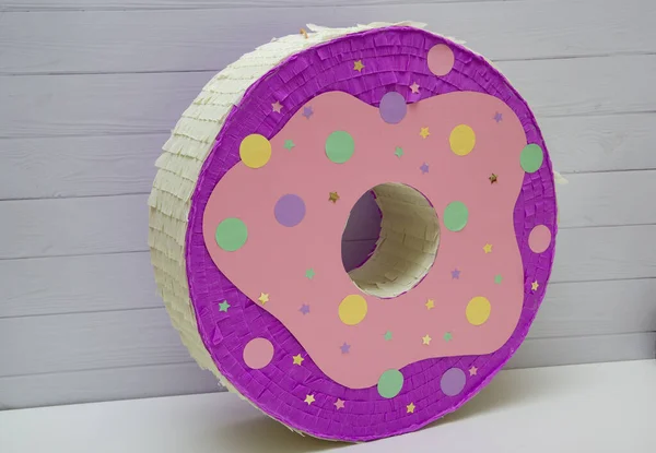 Donut Donut Shaped Piata Toy — Stock Photo, Image
