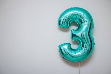 3 numaralı balon nane rengi