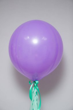Nane şekerli mor helyum balonu