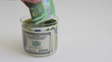 Money saving. Savings in the jar