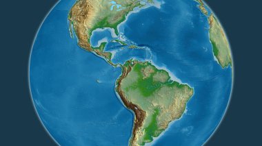 Fiziksel harita Kolombiya mahallesine odaklandı