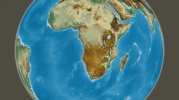 Mapa Pomocy Skupiona Okolicy Angoli — Zdjęcie stockowe
