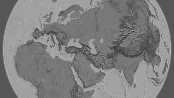 Bilevel Mapa Centrado Área Bairro Arménia — Fotografia de Stock