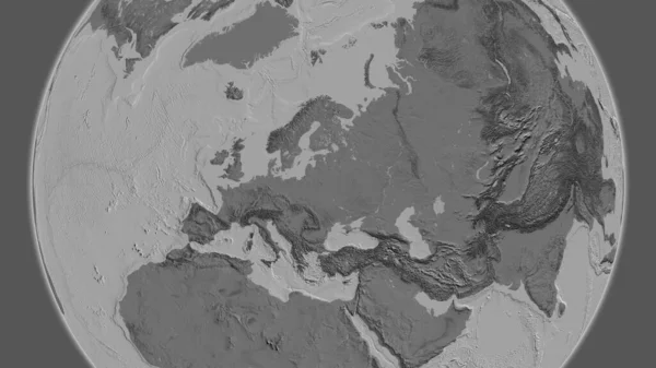 Carte Globe Bilevel Centrée Sur Biélorussie — Photo