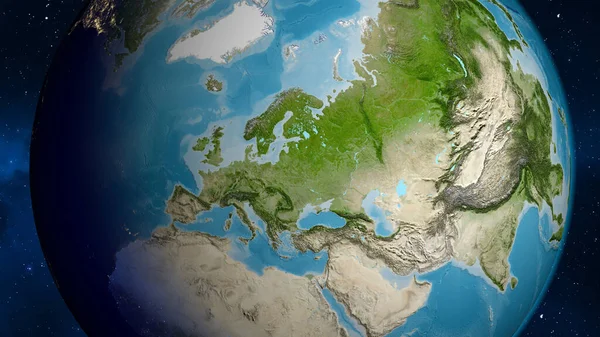 Plattegrond Van Satellietbol Rond Wit Rusland — Stockfoto