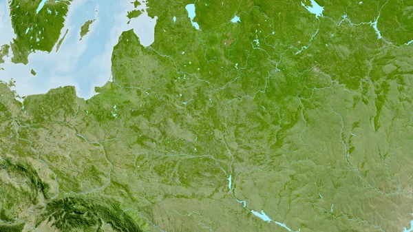Close Asatellite Map Centered Belarus — Stock Photo, Image