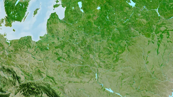 Close Asatellite Map Centered Belarus — Stock Photo, Image