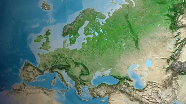 Спутниковая Карта Окрестностях Беларуси — стоковое фото