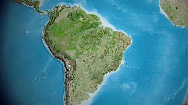Satellite Map Centered Brazil Neighborhood Area — Stock Photo, Image