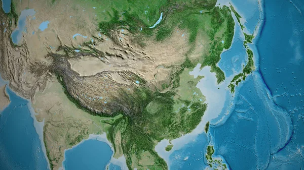 Mapa Satelital Centrado Zona Del Barrio China — Foto de Stock
