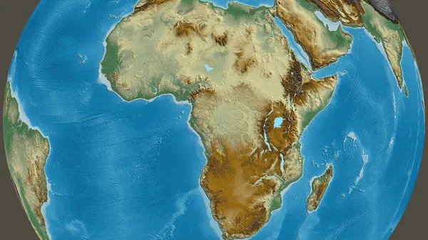 Карта Помощи Сосредоточена Районе Республики Конго — стоковое фото