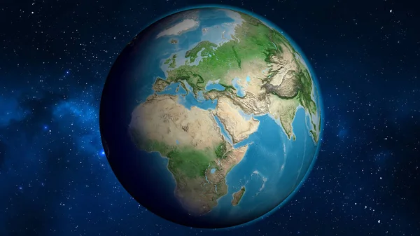 Globus Satellitenkarte Mit Ägypten Zentrum — Stockfoto