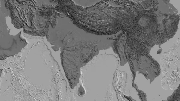 以印度为中心的比耶韦尔图的特写 — 图库照片