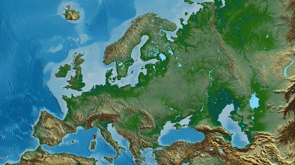지도는 리투아니아의 지역을 중심으로 하였다 — 스톡 사진