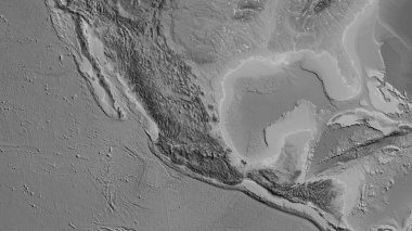 Meksika merkezli tarımsal haritaya yakın çekim