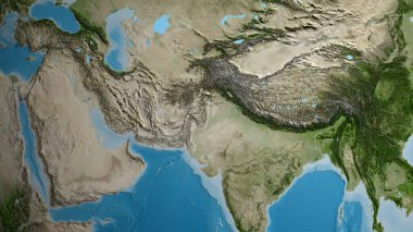 Uydu haritası Pakistan mahallesine odaklandı