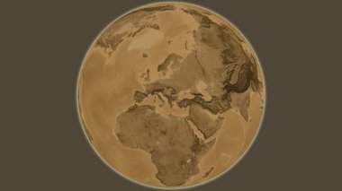 Sepya 'nın yükselme haritası Sırbistan' a odaklı