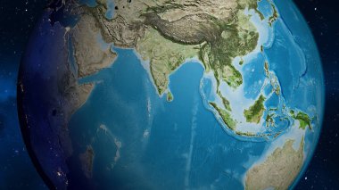 Uydu haritası Sri Lanka mahallesinin merkezinde.