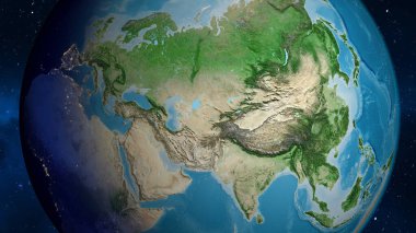 Özbekistan Mahallesi Uydu Haritası Merkezi