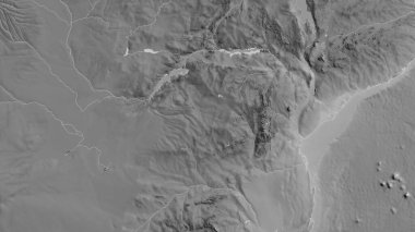 Zimbabwe merkezli tarımsal haritaya yakın çekim