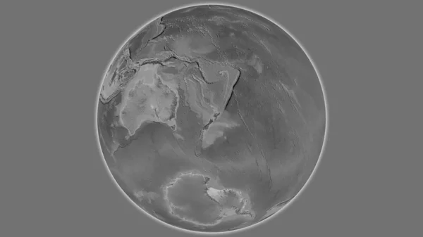 그레이스 의지도 뉴질랜드를 중심으로 — 스톡 사진