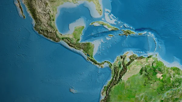 Карта Супутників Зосереджена Районі Нікарагуа — стокове фото