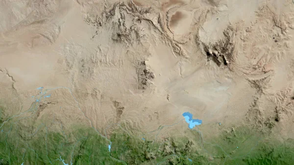 Närbild Asatellit Karta Centrerad Niger — Stockfoto