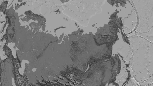 Rusya Merkezli Abilevel Haritasına Yakın Plan — Stok fotoğraf
