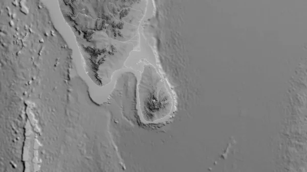 라이스 지도의 스리랑카를 중심으로 — 스톡 사진