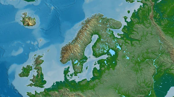 스웨덴의 지역을 중심으로 — 스톡 사진