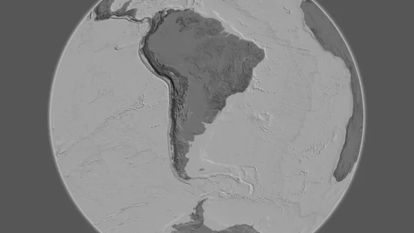 Карта Билевеля Центром Районе Уругвая — стоковое фото
