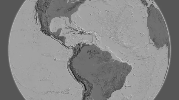 지도는 베네수엘라의 지역을 중심으로 하였다 — 스톡 사진