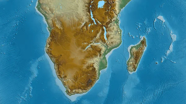 Χάρτης Αρωγής Επικεντρωμένος Στην Περιοχή Της Ζιμπάμπουε — Φωτογραφία Αρχείου