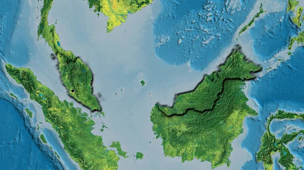 말레이시아 지역의 국토의 가장자리를 — 스톡 사진