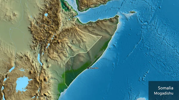 Γκρο Πλαν Της Παραμεθόριας Περιοχής Της Σομαλίας Σκούρα Επικάλυψη Φυσικό — Φωτογραφία Αρχείου