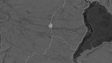 Patterson silindirik projeksiyonunda, bilek haritasında Paskalya plakasına komşu bölgelerin tektonik plakalar sınırları