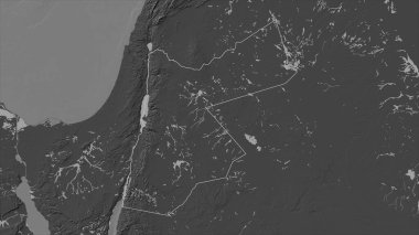 Ürdün, gölleri ve nehirleri olan çift seviyeli bir yükseklik haritasına ana hatlarını çizdi