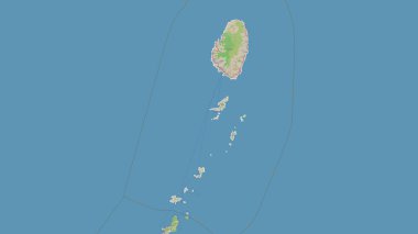 Saint Vincent ve Grenadines, OSM Almanya tarzı bir haritada özetlenmiştir.