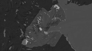 Cibuti, gölleri ve nehirleri olan çift seviyeli bir yükseklik haritasına vurgulandı
