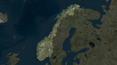 Norveç yüksek çözünürlüklü uydu haritasında vurgulandı