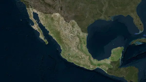 Meksika yüksek çözünürlüklü uydu haritasında vurgulandı