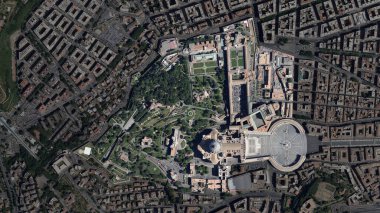 Vatikan yüksek çözünürlüklü uydu haritasına vurgulandı