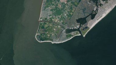 Kuzey Atlantik Okyanusu 'ndaki Cape Adası' nda 5 Ocak 2024 'te çekilmiş bir uydu görüntüsü.