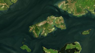 Ilha Enu, Kuzey Atlantik Okyanusu 'nda 30 Aralık 2023' te çekilmiş bir uydu görüntüsü.