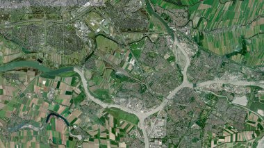 Kuzey Denizi 'ndeki Zwijndrechtse Waard Adası 8 Ekim 2021' de çekilmiş bir uydu görüntüsü.