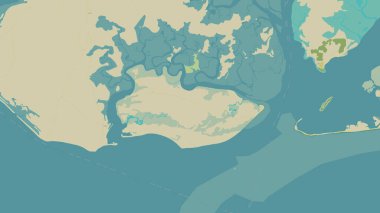 Kuzey Atlantik Okyanusu 'ndaki Ilha de Imbone topografik, OSM İnsani Yardım Stili Haritası
