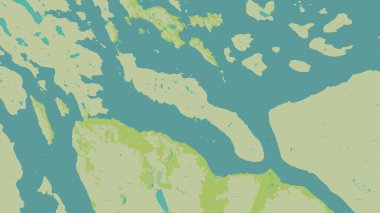 Hint Okyanusu 'ndaki Ile Longue OSM İnsancıl Haritası