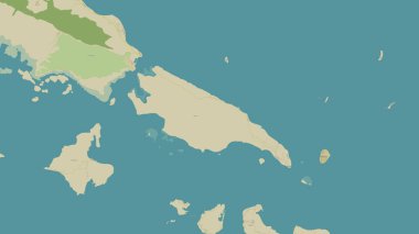 Java Denizi 'nde bulunan Pulau Paliat topografik, OSM İnsani Yardım Stili Haritası